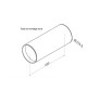 Tube de montage rond pour ComfoAir 70 [- Accessoire VMC double flux pour pièce individuelle - Zehnder]
