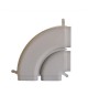 Coude 90° Horizontal CK300 pour conduit CK300 Comfoflat [- Réseau PEHD Comfoflat 51- Zehnder]